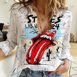 The Rolling Stones 3D Linen Shirt - HUANNM 5072.1