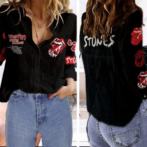 The Rolling Stones 3D Linen Shirt - TANTN 6571