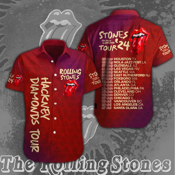 The Rolling Stones Short Sleeve Dress Shirt - MAITM 6699