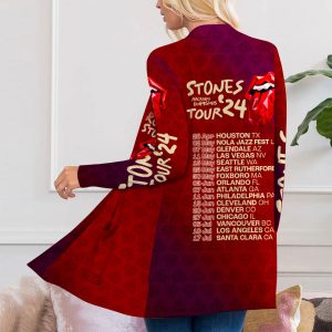 The Rolling Stones Women’s Patch Pocket Cardigan – MAITM 6708