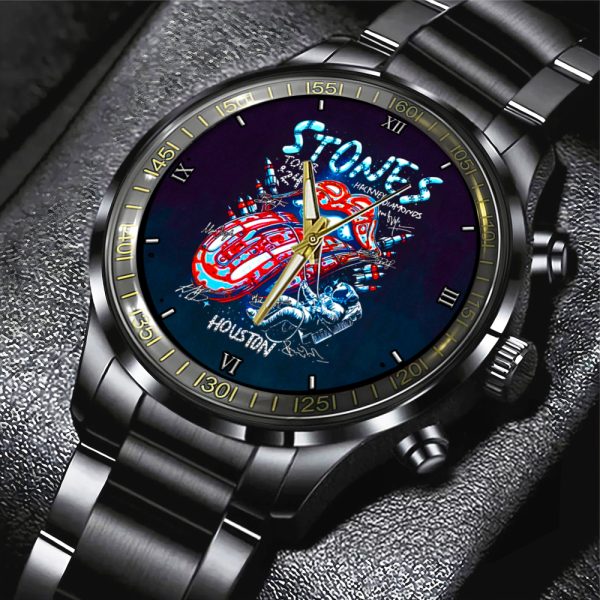 The Rolling Stones Black Stainless Steel Watch - ANHNV 4469