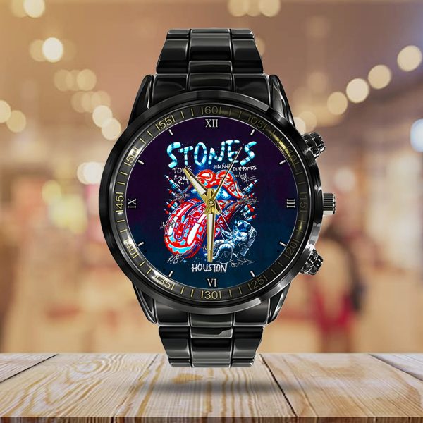 The Rolling Stones Black Stainless Steel Watch - ANHNV 4469