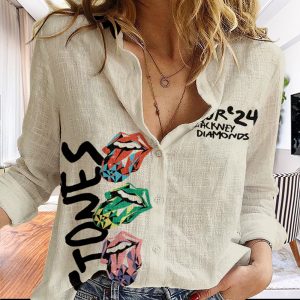 The Rolling Stones 3D Linen Shirt - MAITM 6635