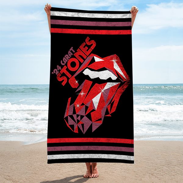 The Rolling Stones Rectangle Beach Towel - MAITM 6716