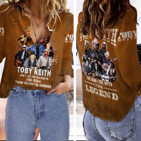 Toby Keith 3D Linen Shirt - HUANNM 5010