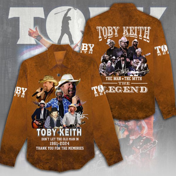 Toby Keith 3D Linen Shirt - HUANNM 5010