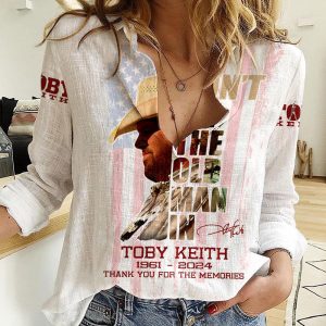 Toby Keith 3D Linen Shirt - HUANNM 5109.2