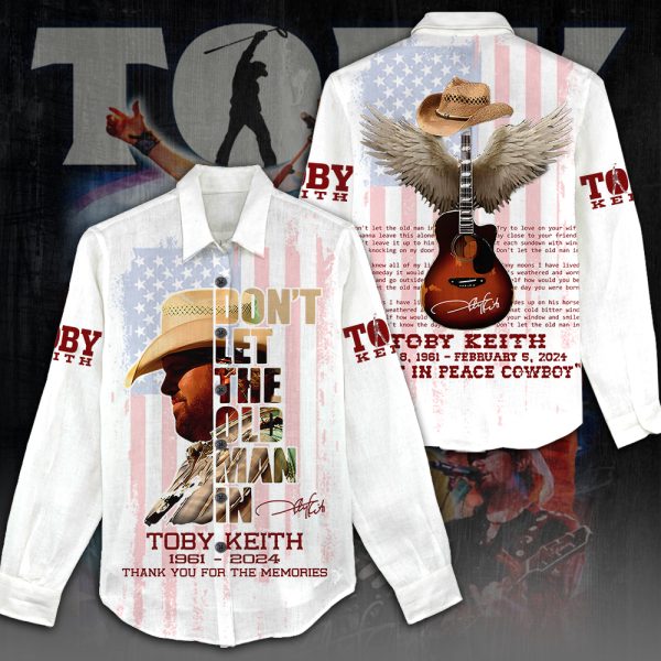 Toby Keith 3D Linen Shirt - HUANNM 5109.2