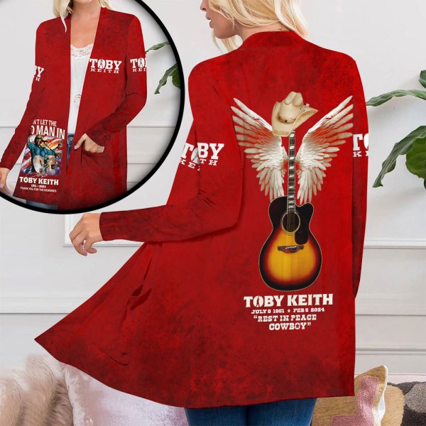 Toby Keith Women’s Patch Pocket Cardigan – HUANNM 5009.2