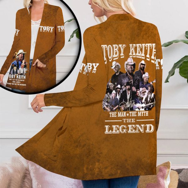 Toby Keith Women’s Patch Pocket Cardigan – HUANNM 5010.2