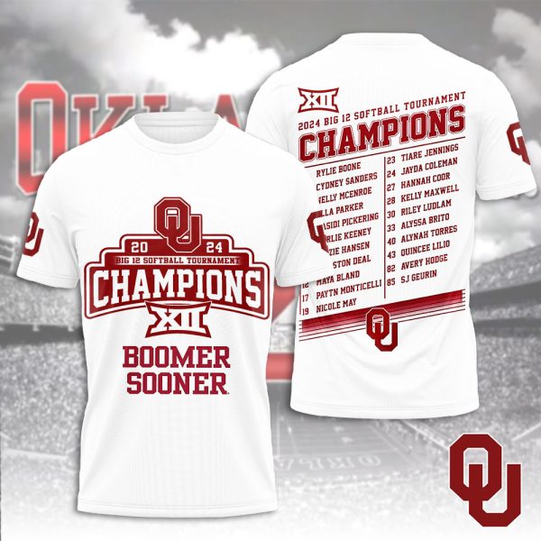 Oklahoma Sooners Women’s Softball 3D Apparel - HUANNM 5087