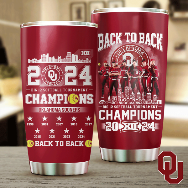 Oklahoma Sooners Women’s Softball Tumbler Cup - HUANNM 5088