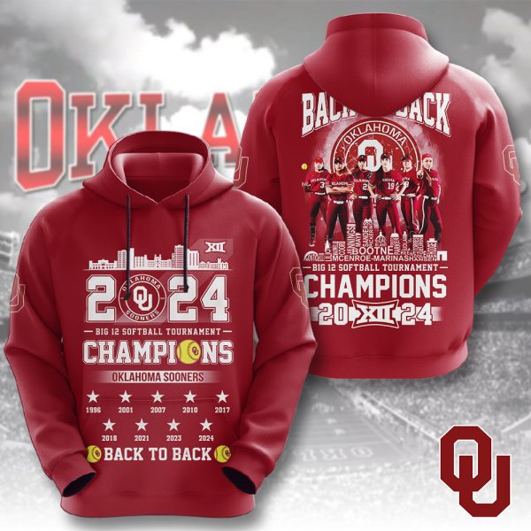 Oklahoma Sooners Women’s Softball 3D Apparel - HUANNM 5088