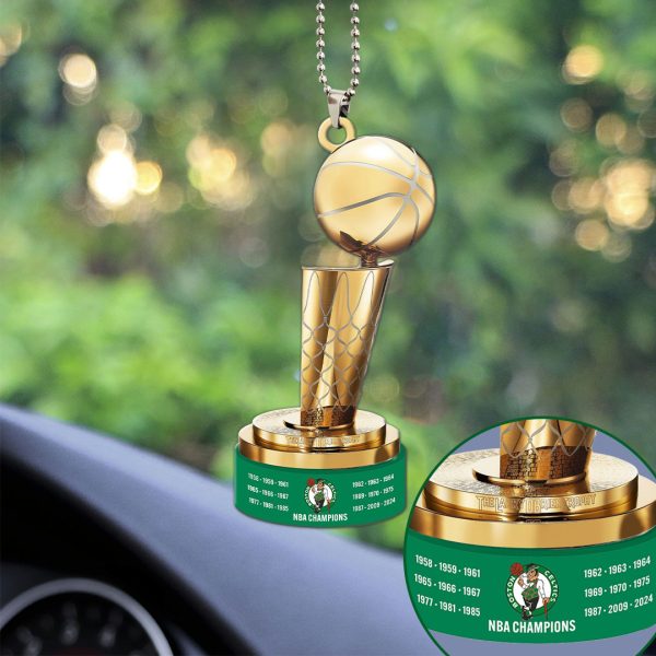 Boston Celtics Custom Shape 1-sided Acrylic Car Ornament - MAITM 7088