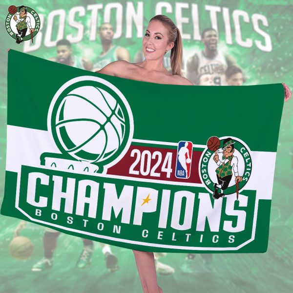 Boston Celtics Rectangle Beach Towel - HOATT 5219