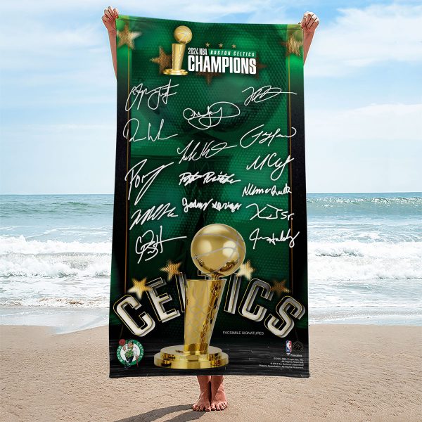 Boston Celtics Rectangle Beach Towel - MAITM 7076