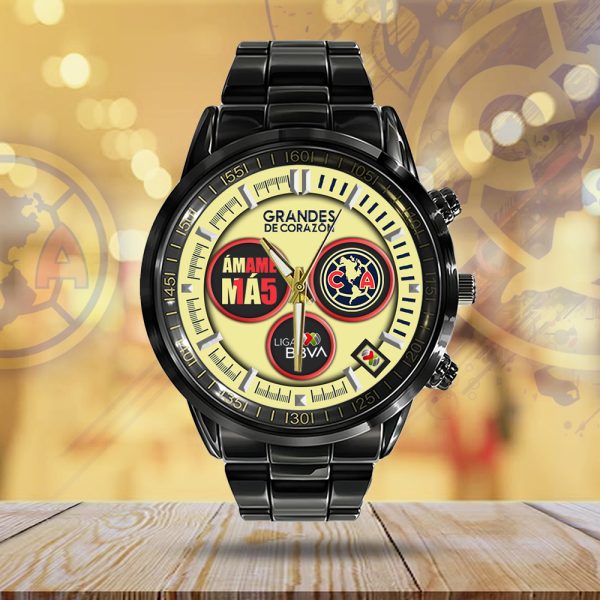 Club América Black Stainless Steel Watch - MAITM 6969