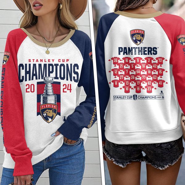 Florida Panthers Round Neck Raglan Sleeve Sweatshirt – MAITM 7160