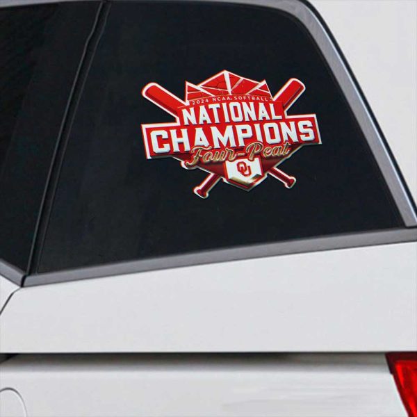 Oklahoma Sooners Women’s Softball 3D Decal - MAITM 6991