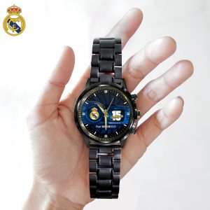 Real Madrid CF Black Stainless Steel Watch - HOATT 5070