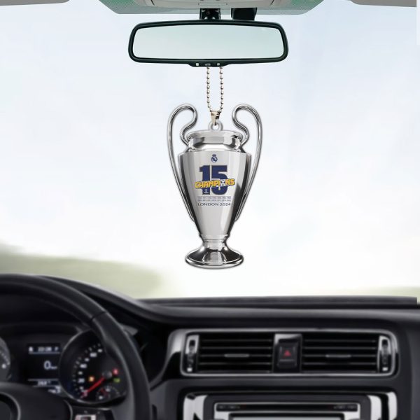 Real Madrid CF Custom Shape 2-sided Acrylic Car Ornament - MAITM 6914