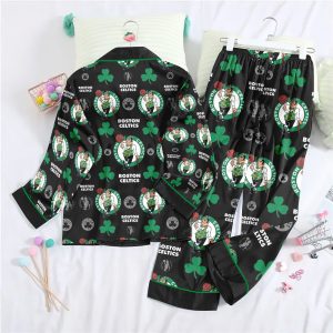 Boston Celtics Button Down Pajamas Set – MAITM 7140