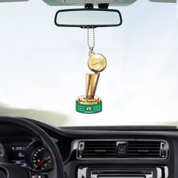 Boston Celtics Custom Shape 1-sided Acrylic Car Ornament - MAITM 7088