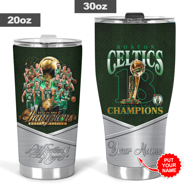 Personalized Boston Celtics Tumbler Cup - HOATT 5357