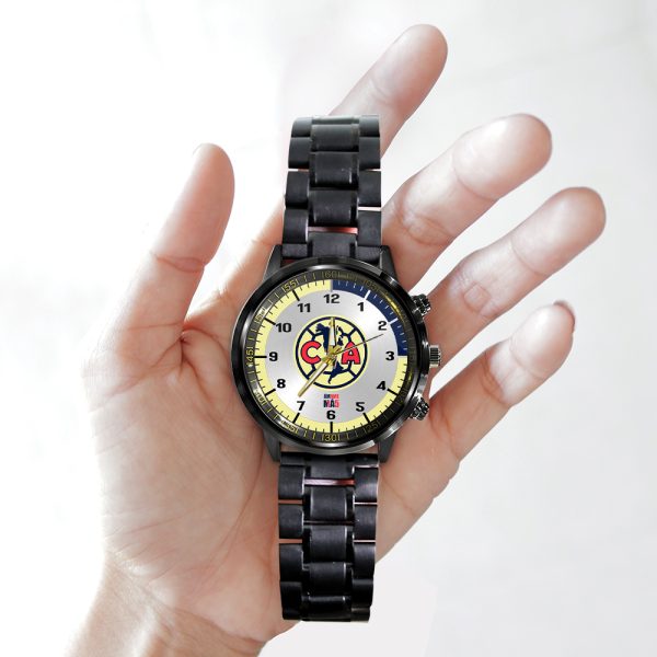 Club América Black Stainless Steel Watch - MAITM 6945