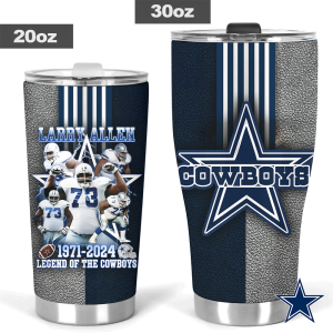 Dallas Cowboys x Larry Allen Tumbler Cup - HOATT 5111