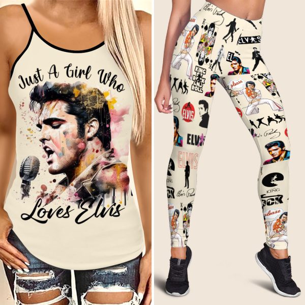 Elvis Presley Criss-Cross Leggings - MAITM 6947