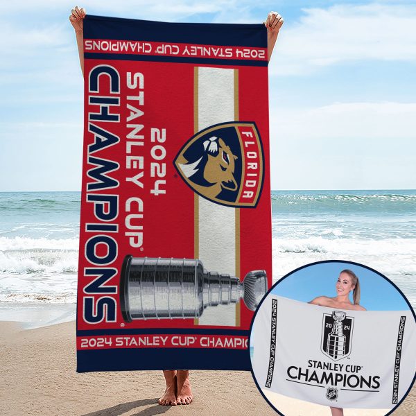 Florida Panthers Rectangle Beach Towel - MAITM 7151