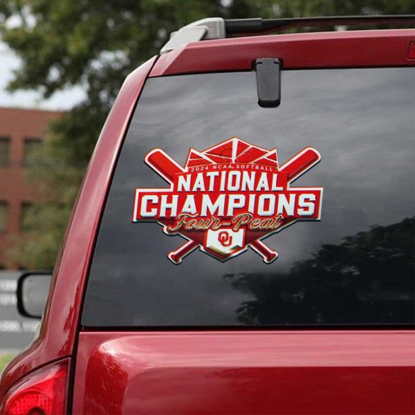 Oklahoma Sooners Women’s Softball 3D Decal - MAITM 6991