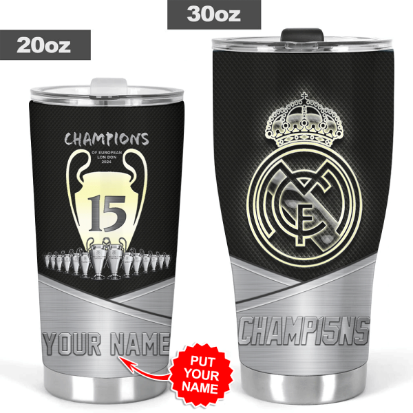 Personalized Real Madrid CF Tumbler Cup - HOATT 5187