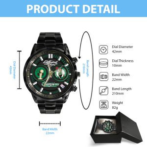 Boston Celtics Black Stainless Steel Watch - MAITM 7187