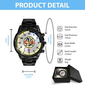 Club América Black Stainless Steel Watch - MAITM 6945