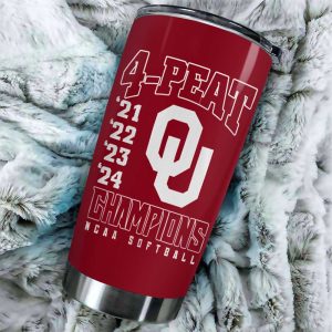 Oklahoma Sooners Women’s Softball Tumbler Cup - MAITM 6988