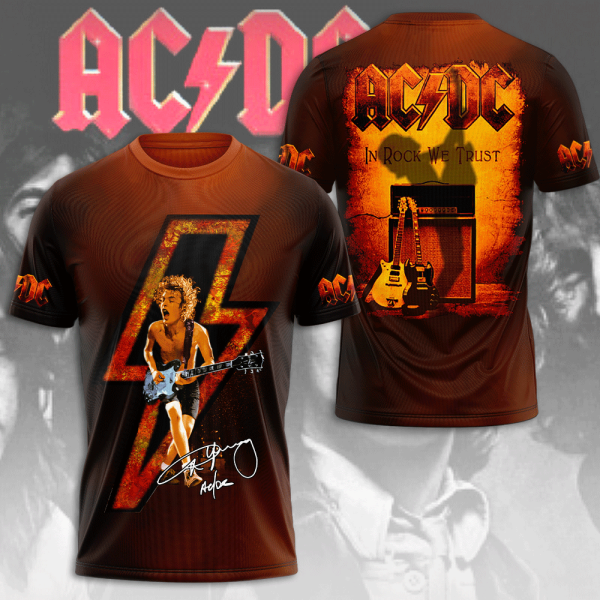 AC/DC X Angus Young 3D Apparel - MAITM 7198