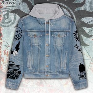 Supernatural Women's Denim Hood Jacket - ANHNV 4706