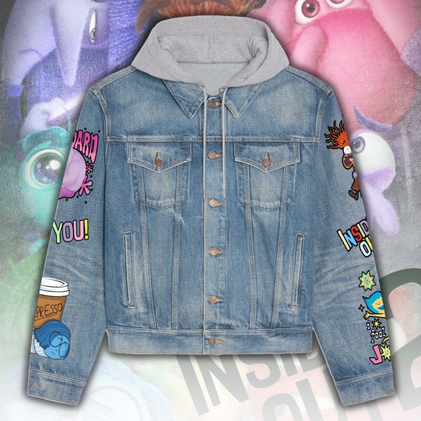 Inside Out 2 Women's Denim Hood Jacket - ANHNV 4821