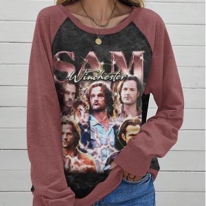 Supernatural Round Neck Raglan Sleeve Sweatshirt – ANHNV 4831