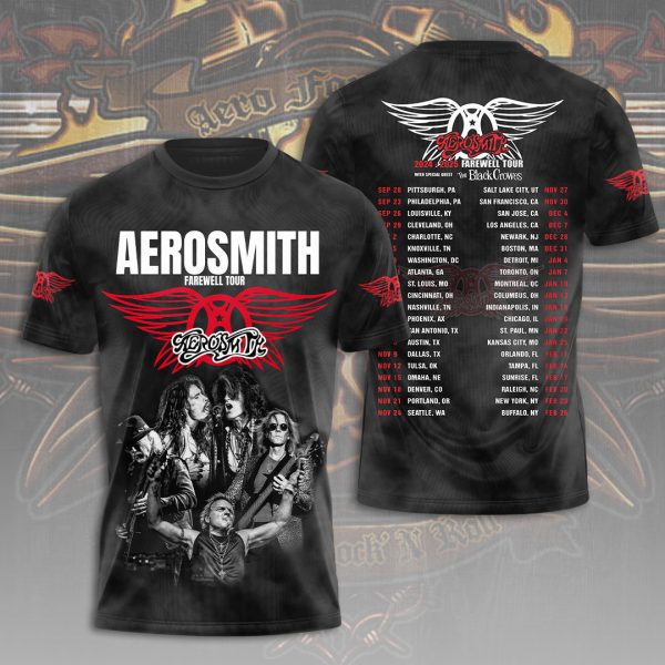 Aerosmith 3D Apparels - ANHNV 4723