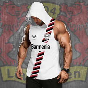 Bayer Leverkusen 3D Sleeveless Hooded Sweatshirt - HOATT 5106