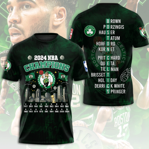 Boston Celtics 3D Apparel - MAITM 7069