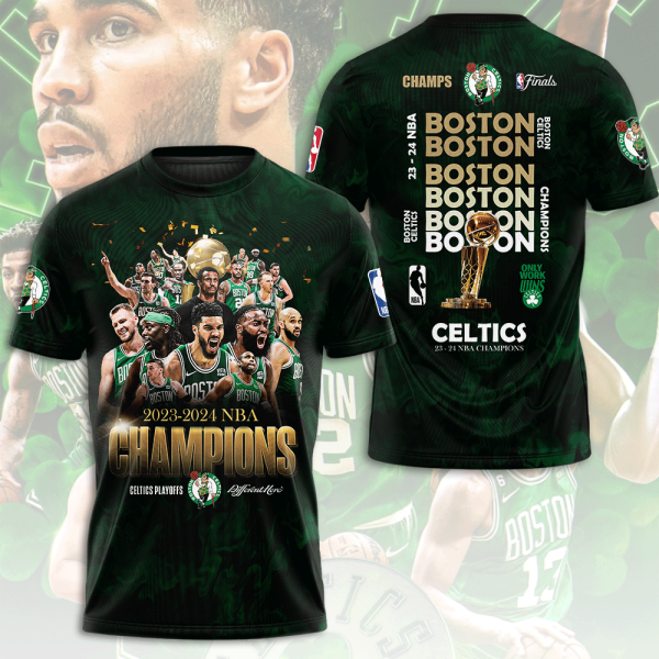 Boston Celtics 3D Apparel - MAITM 7077