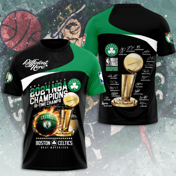 Boston Celtics 3D Apparels - MAITM 7084