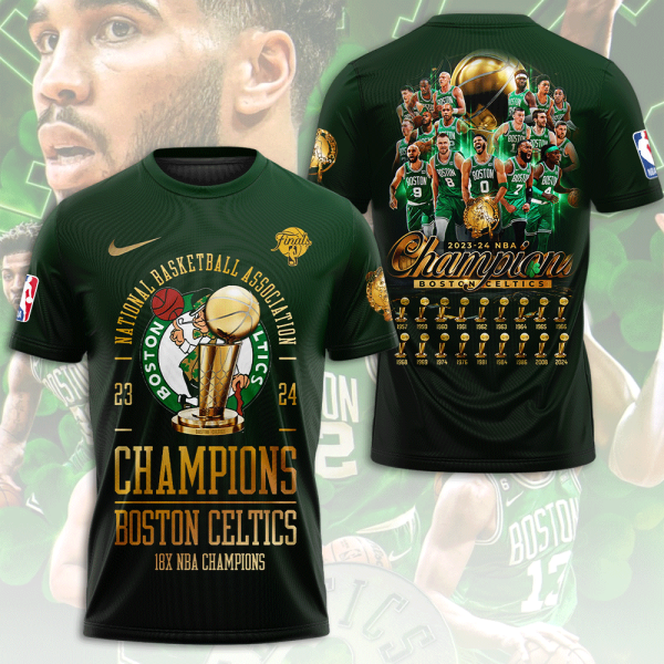 Boston Celtics 3D Apparel - MAITM 7092