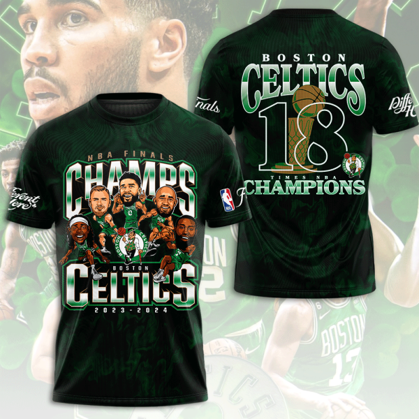 Boston Celtics 3D Apparel - MAITM 7103