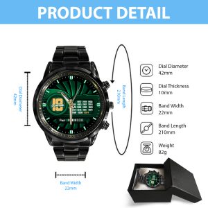 Boston Celtics Black Stainless Steel Watch - HUANNM 5412