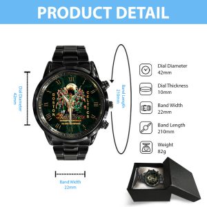 Boston Celtics Black Stainless Steel Watch - HUANNM 5413